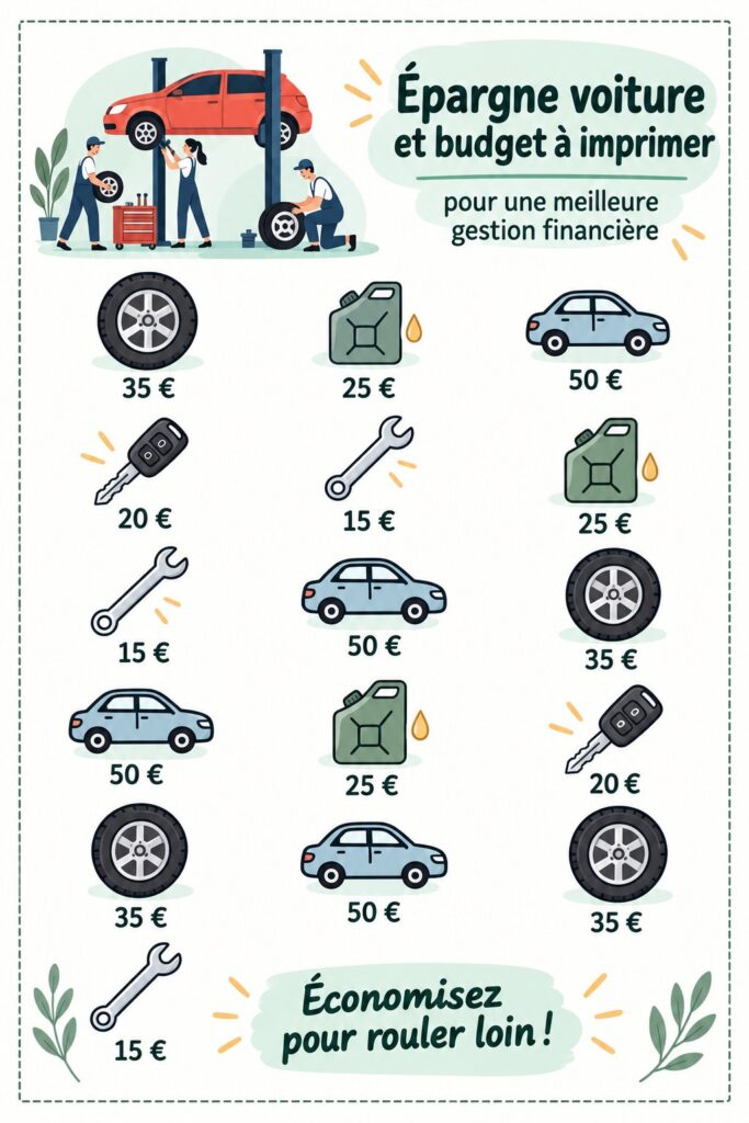 Femme examinant son budget automobile à l'aide d'un cahier et d'un calculator.