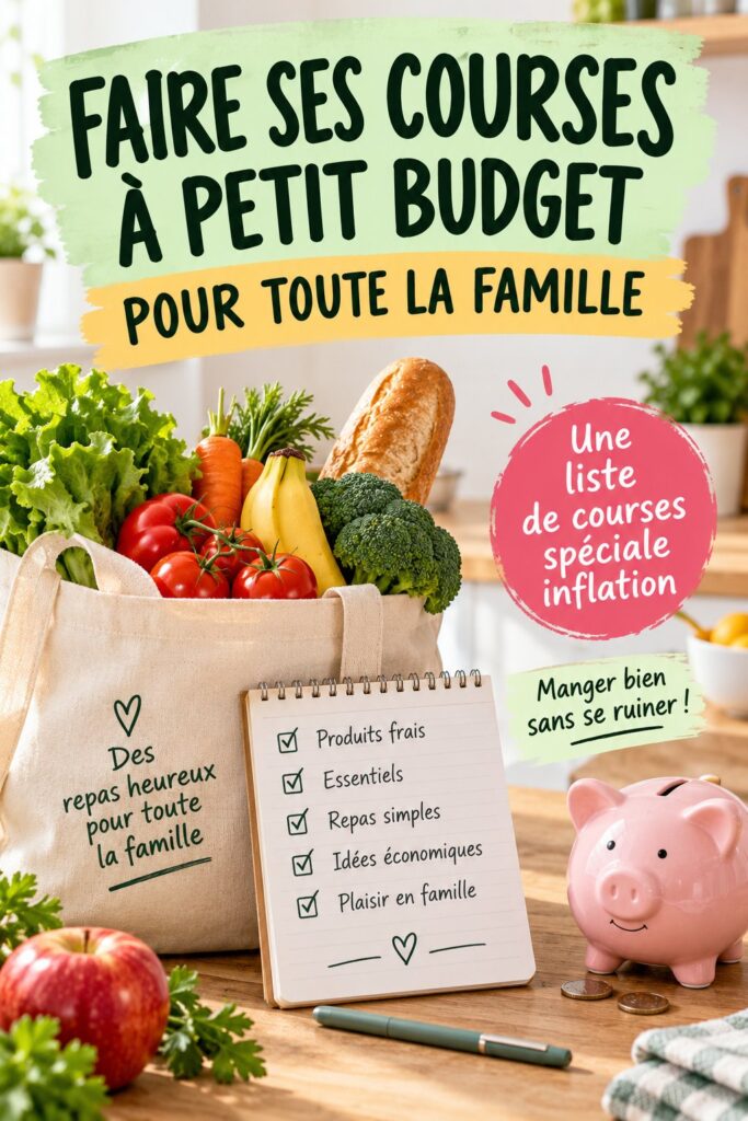 Deux paniers de courses bien garnis pour un budget maîtrisé durant l'inflation.