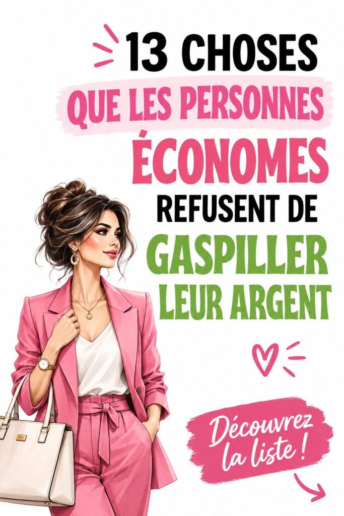 Illustration d'une femme réfléchissant à ses dépenses avec une calculatrice, sur le thème de la gestion budgétaire frugale.