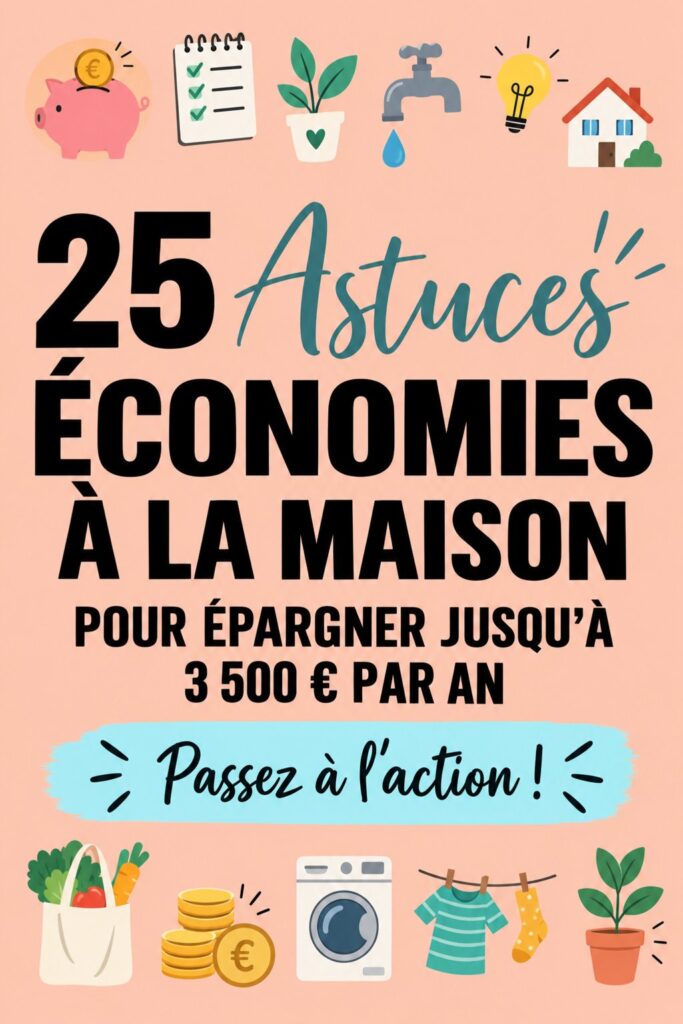 Femme souriante regardant des documents financiers à la maison, symbole de gestion budgétaire