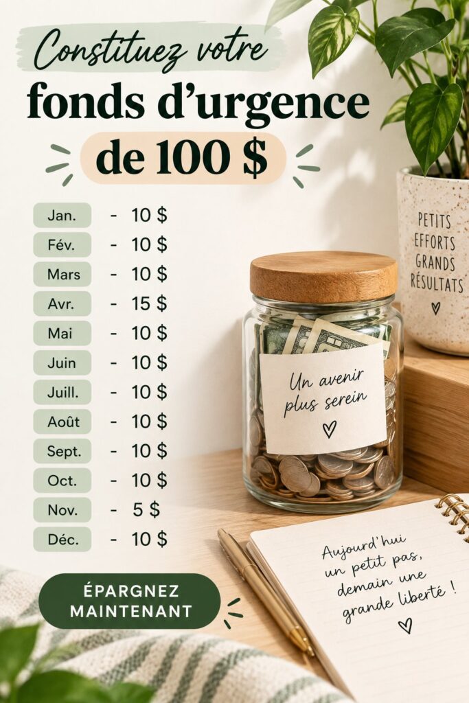 Fonds d'urgence : une femme salarié qui compte des pièces de monnaie avec un sourire