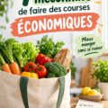 Femme faisant ses courses avec un caddie dans un magasin