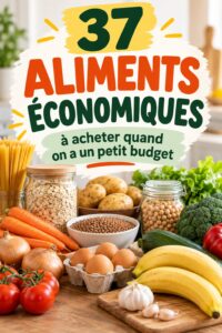Une sélection de produits alimentaires économiques pour la gestion du budget
