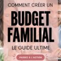 Un tableau de budget familial avec des chiffres et des graphiques