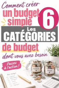 Femme examinant son budget sur un ordinateur avec des notes et un café.