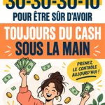 Une infographie sur la méthode 30-30-30-10 pour gérer son budget
