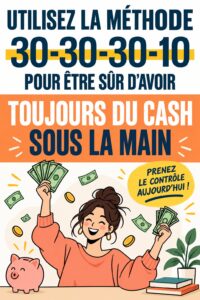 Une infographie sur la méthode 30-30-30-10 pour gérer son budget