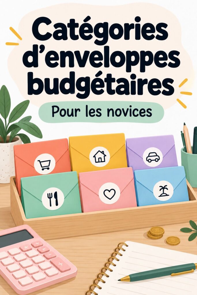 Un ensemble d'enveloppes budgétaires colorées sur un bureau, symbolisant la gestion financière.