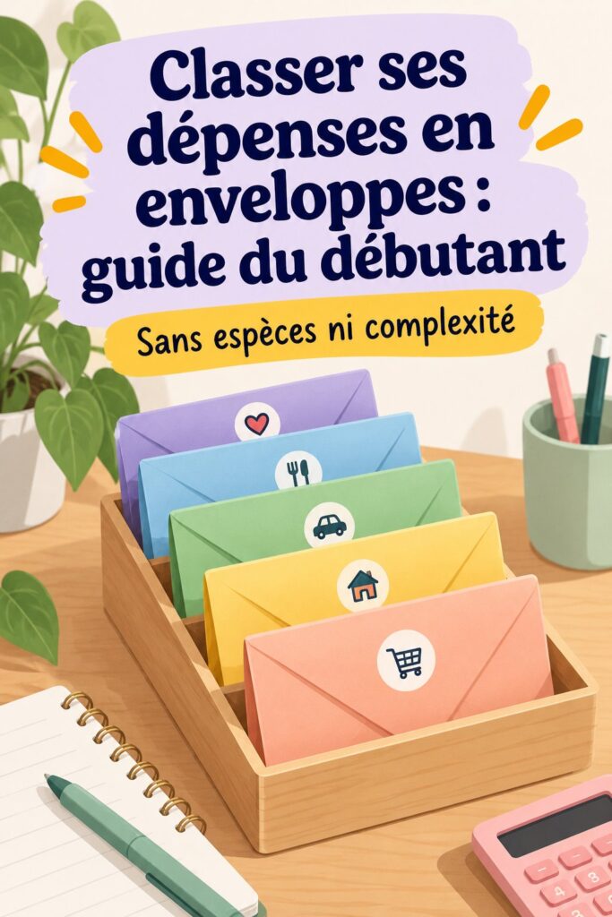 Personne organisant ses dépenses avec des enveloppes budget