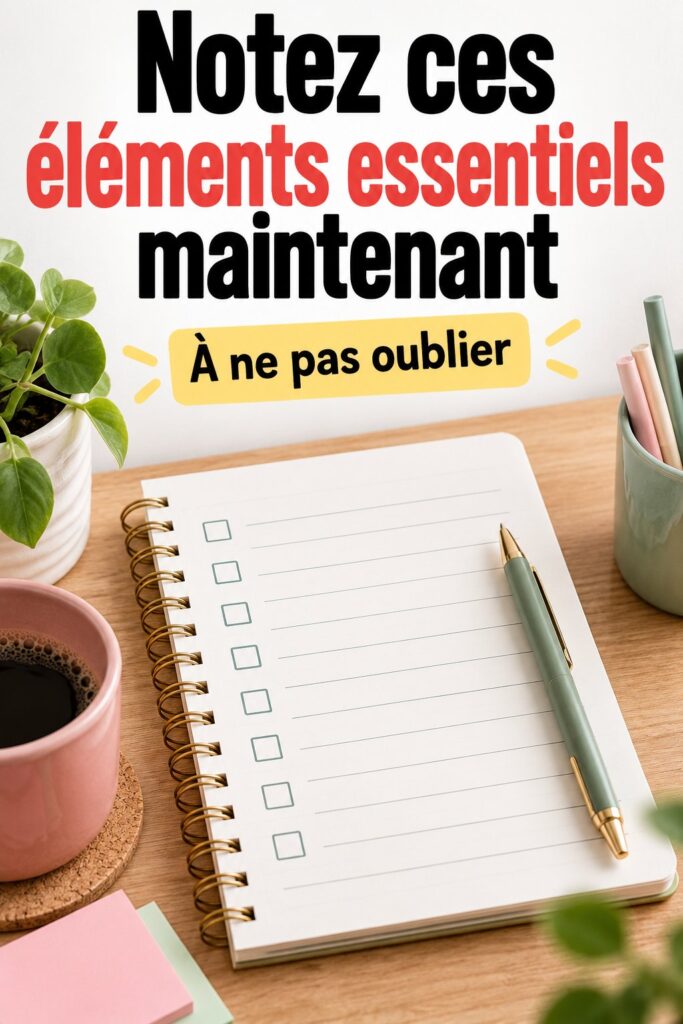 Femme écrivant une liste d'éléments essentiels pour gérer son budget
