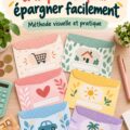 Ensemble d'enveloppes budget imprimables sur un bureau, illustrant une méthode de gestion financière.