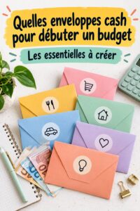 Femme utilisant des enveloppes cash pour gérer son budget