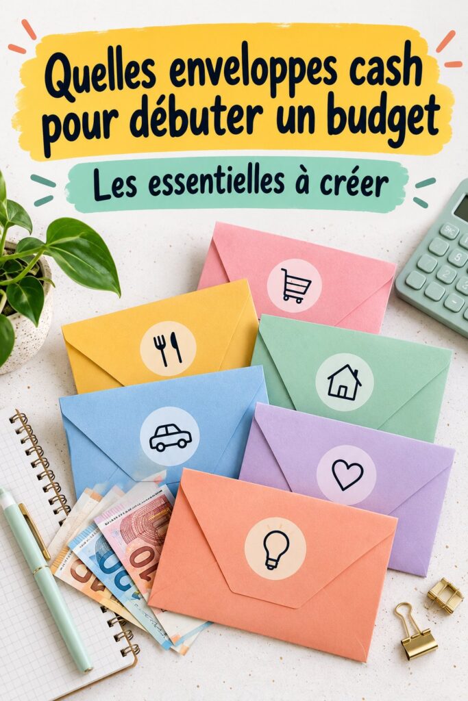 Femme utilisant des enveloppes cash pour gérer son budget
