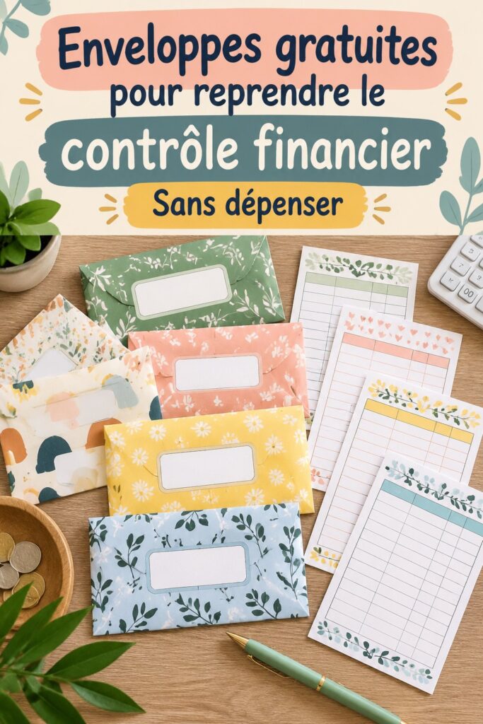 Femme utilisant des enveloppes budgétaires pour gérer ses finances.