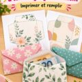 Modèle d'enveloppes budgétaires gratuites sur une table avec des pièces de monnaie.