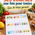 Femme utilisant une liste de courses pour planifier ses achats au supermarché