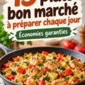 Un plat savoureux et économique prêt à être servi sur une table