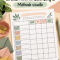 Femme utilisant un système de suivi d'enveloppes de cash pour gérer son budget.