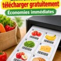 Bons de réduction alimentaires à imprimer pour économiser au supermarché.